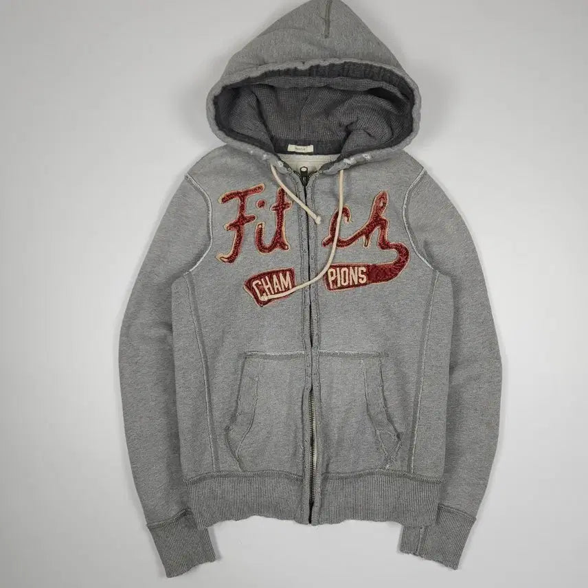 [BUNJANG] Abercrombie & Fitch Grey Hoodie Zip-Up [S] / 아베크롬비 후드집업 그레이 [S]
