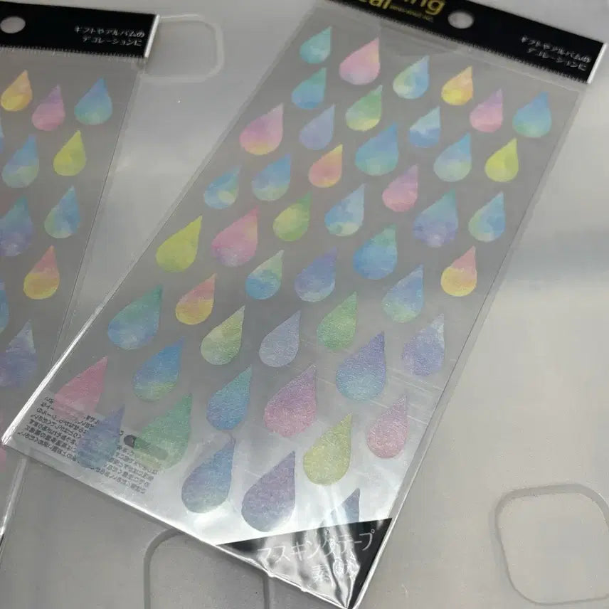 [BUNJANG] Mind Wave Water Drop Masking Stickers / 마인드웨이브마스킹물방울씰