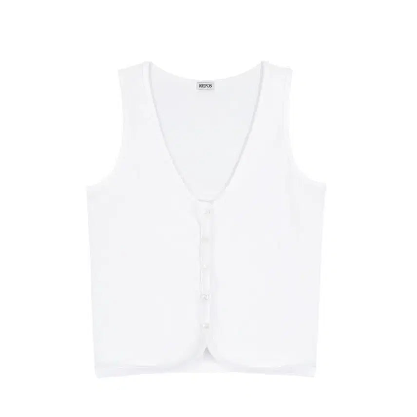 [BUNJANG] Repose Jersey Vest White / (새상품)리포스 Jersey Vest (White)