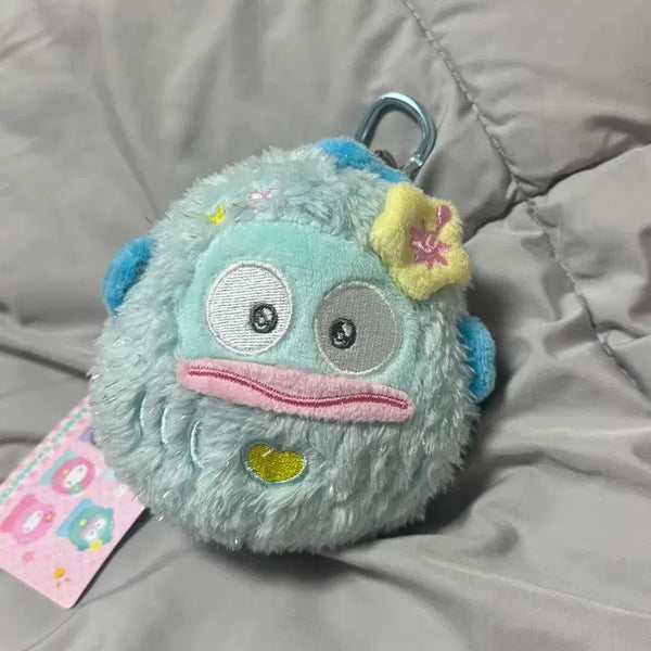 [BUNJANG] Sanrio Hangyodon Daruma Lucky Charm Keychain / 산리오 한교동 다루마 달마 행운 인형 키링