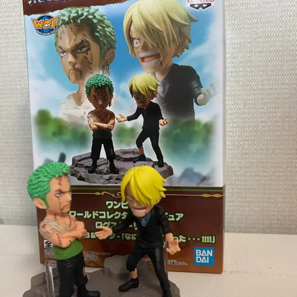 [BUNJANG] One Piece Zoro & Sanji World Collectable Figure / 원피스 조로 상디 월콜 피규어 양도