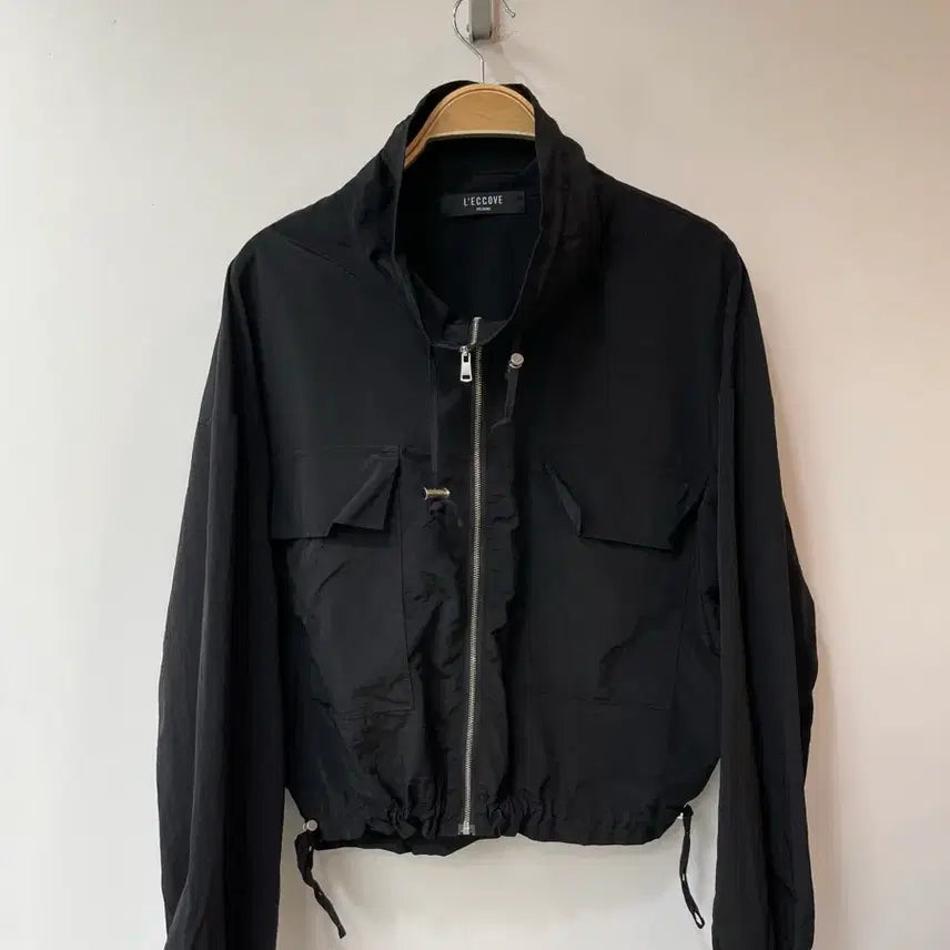 [BUNJANG] L'CCOVE Black Windbreaker Free Size / L'CCOVE 래코브 블랙 윈드브레이커 F
