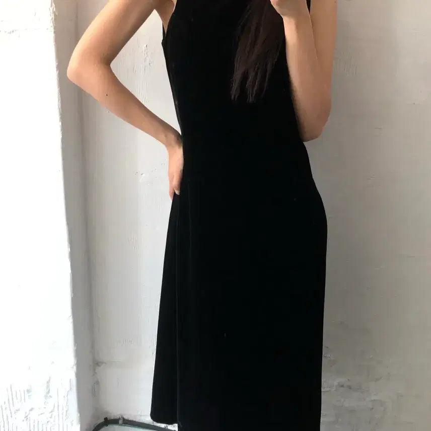 [BUNJANG] Armani Collezioni Velour Dress / ARMANI COLLEZIONI 아르마니 꼴레지오니 벨루어 원피스