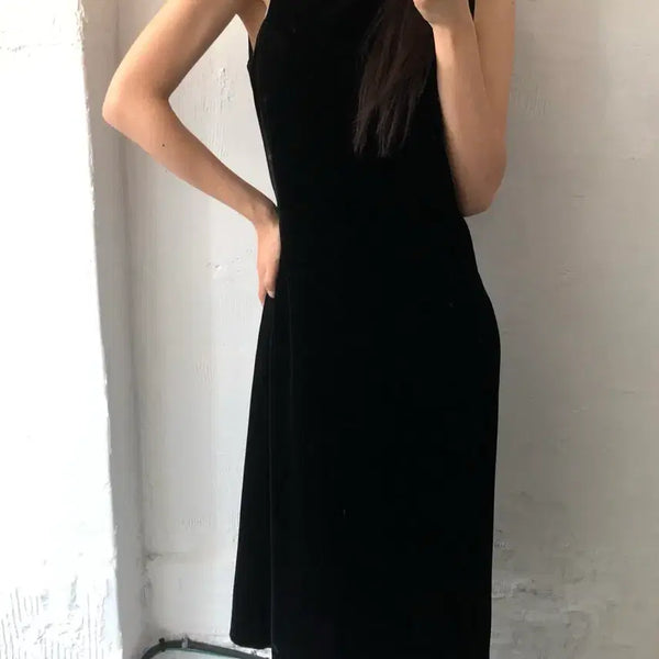[BUNJANG] Armani Collezioni Velour Dress / ARMANI COLLEZIONI 아르마니 꼴레지오니 벨루어 원피스