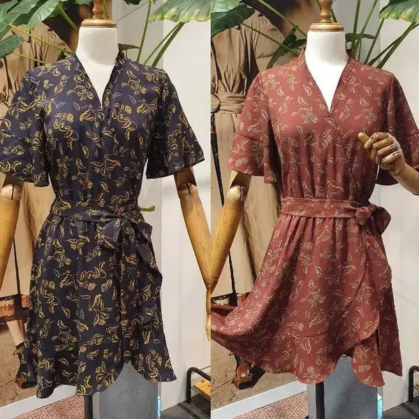 [BUNJANG] Thursday Island Wrap Dress / 썰스데이아일랜드 랩 원피스