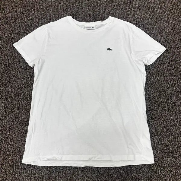 [BUNJANG] Lacoste Women's T-Shirt White M / 라코스테 여성 반팔티셔츠 화이트 M