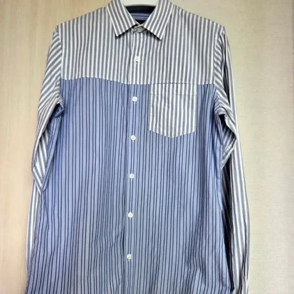 [BUNJANG] Armani Exchange Premium Stripe Block Shirt (S) / [홍콩/매장판] 아르마니 익스체인지 프리미엄 스트라이프 블록 셔츠 (S)