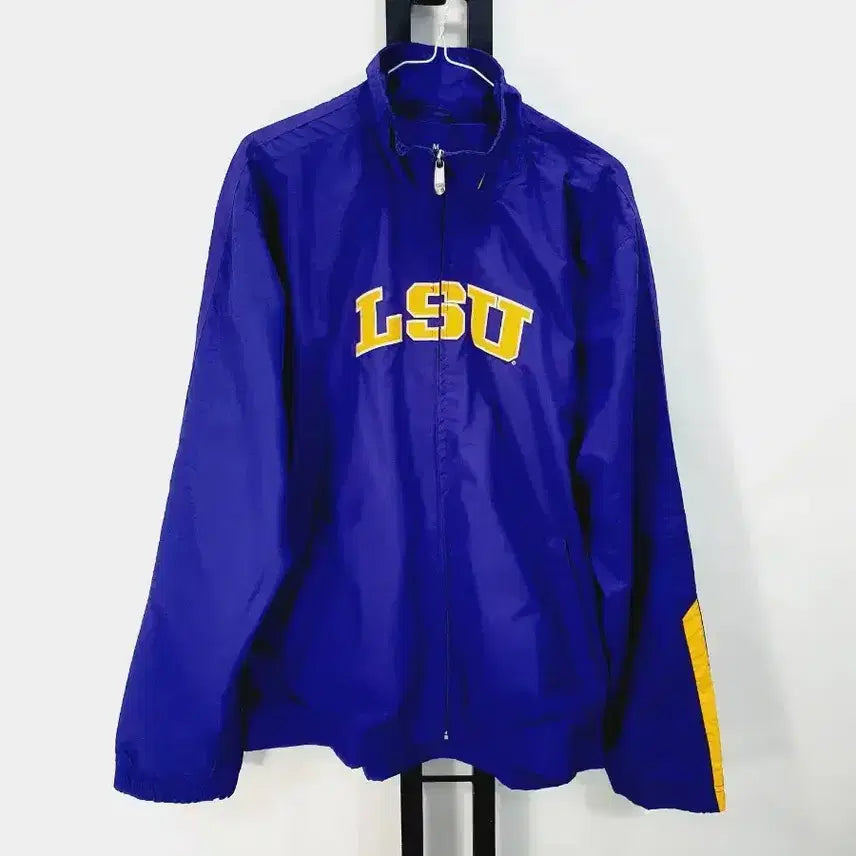 [BUNJANG] Nike LSU Tigers Football Team Windbreaker Jacket Purple / 나이키 바람막이 풋볼 팀 LSU 타이거스 자켓 퍼플