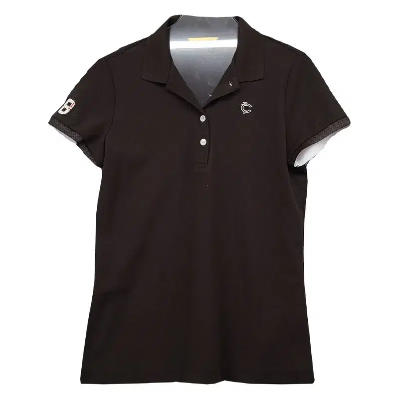[BUNJANG] Louis Castel Black Golf Short Sleeve Polo Shirt / 루이까스텔 블랙 골프 반팔 카라티 95