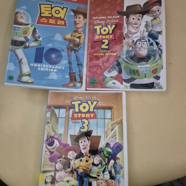 [BUNJANG] Toy Story 1, 2, 3 DVD Set / 토이스토리 1, 2, 3 DVD 세트