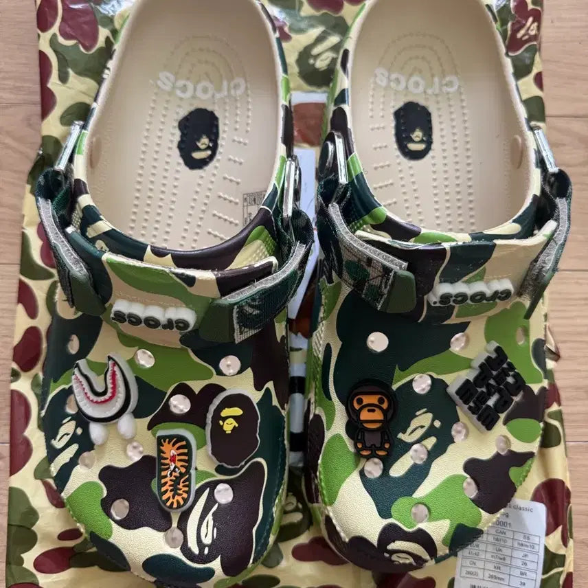 [BUNJANG] Crocs x BAPE Camo Clog Replica / 크록스 X 베이프 카모 클로그 레플리카 제품