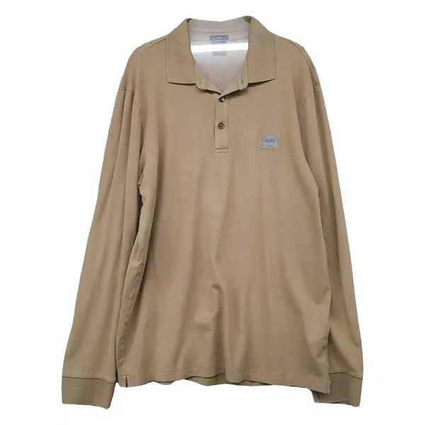 [BUNJANG] Hugo Boss Beige Polo Shirt XL / 휴고보스 베이지 카라티 XL