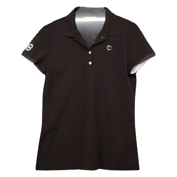 [BUNJANG] Louis Castel Black Golf Short Sleeve Polo Shirt / 루이까스텔 블랙 골프 반팔 카라티 95