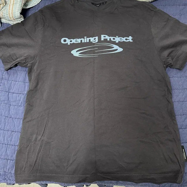 [BUNJANG] Opening Project Short Sleeve T-Shirt, Size L / 오프닝 프로젝트 반팔 L사이즈