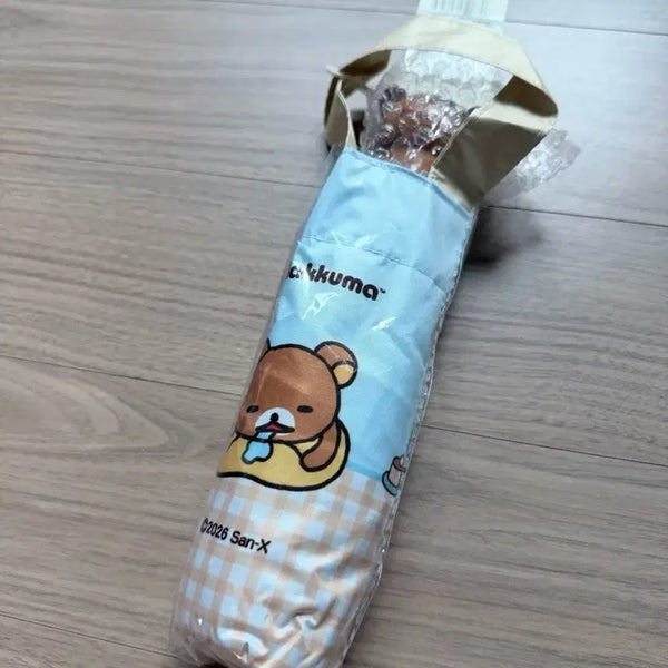 [BUNJANG] Rilakkuma Character 3-Section Folding Umbrella / [새상품]리락쿠마 캐릭터 우산