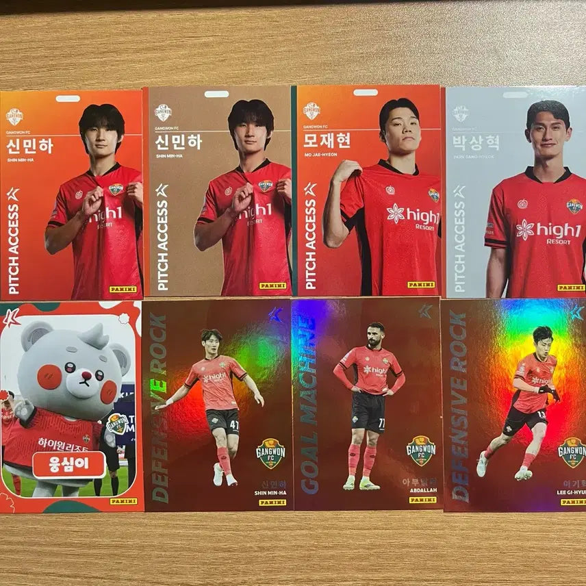 [BUNJANG] K League Panini Gangwon FC Trading Cards / K리그 파니니 강원FC 카드 판매