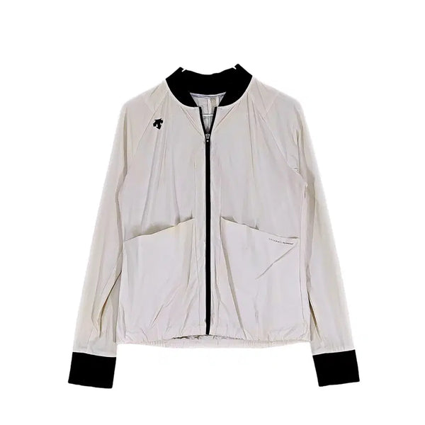 [BUNJANG] Descente Women's Sporty Windbreaker Jacket (Ivory) / 데상트 여성 스포티한 바람막이자켓 90 아이보리 00966