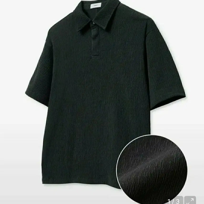 [BUNJANG] TNGT Kinoshita Collar T-Shirt Size 105 / TNGT 키노시타/ 텍스처 카라티 /105