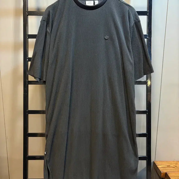 [BUNJANG] Adidas Originals Black Rib T-Shirt Dress / [M] 아디다스 adidas 오리지널스 블랙 리브 티셔츠 원피스  3.9