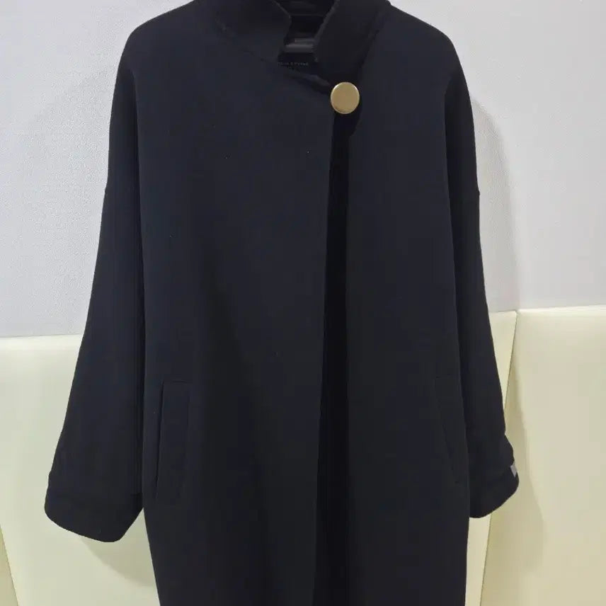 [BUNJANG] MOJO.S.FIN Black Wool Blend Coat / 모조에스핀 코트