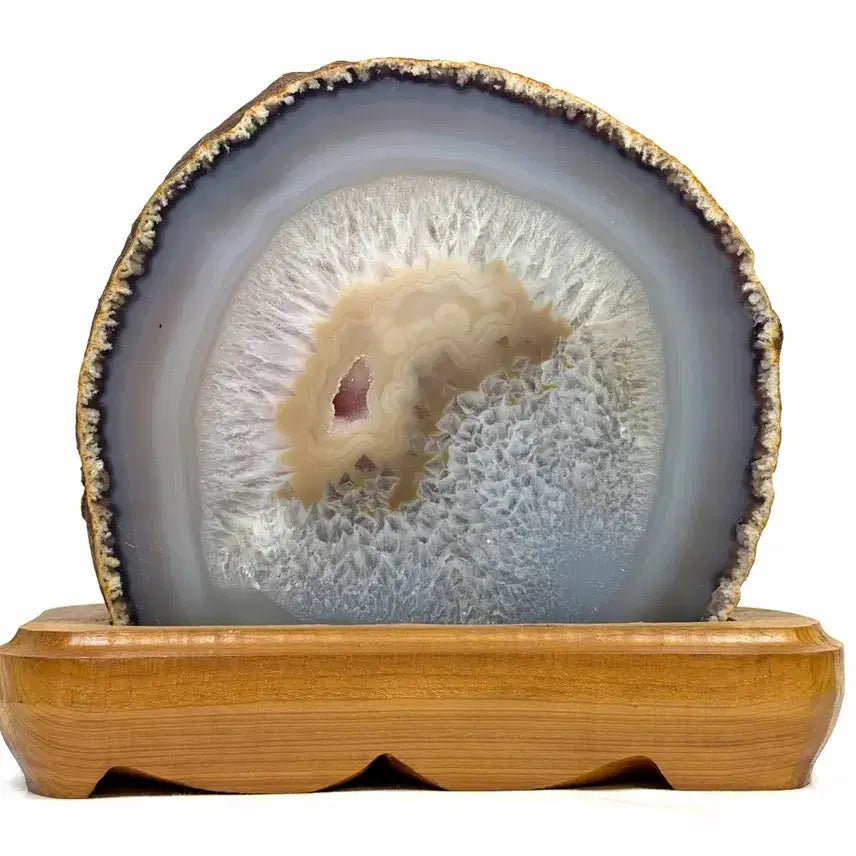 [BUNJANG] Sunrise Agate Mineral Specimen / <일출> 마노 아게이트 광물 수석