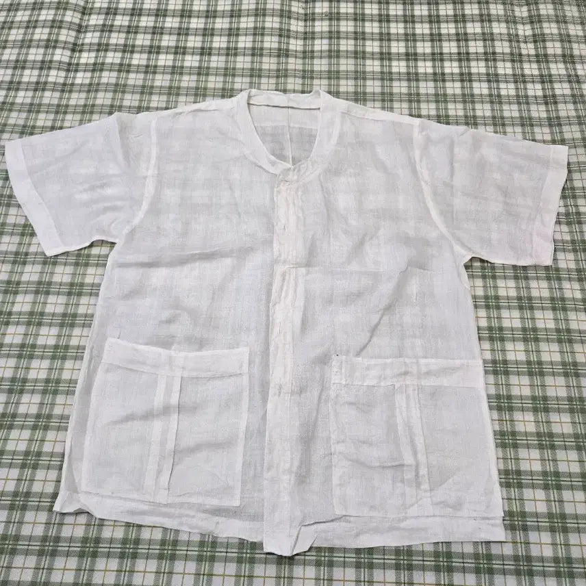 [BUNJANG] Korean Ramie Shirt / 43ㅡ모시 국산 셔츠ㅡ55ㅡ66