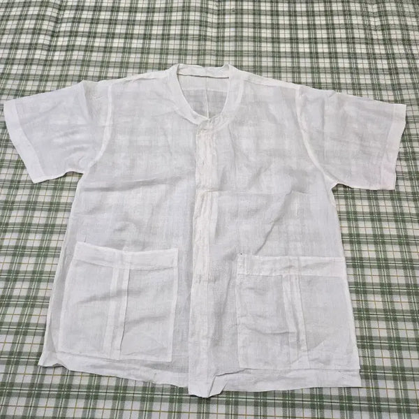 [BUNJANG] Korean Ramie Shirt / 43ㅡ모시 국산 셔츠ㅡ55ㅡ66