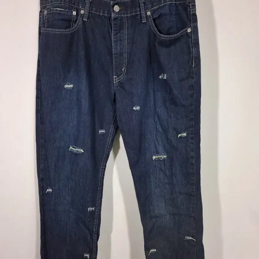 [BUNJANG] Levi's Straight Fit Jeans Damaged Wash / 리바이스 청바지 스트레이트 핏 데미지 워싱