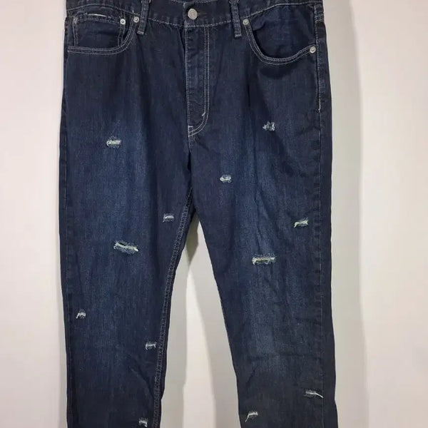 [BUNJANG] Levi's Straight Fit Jeans Damaged Wash / 리바이스 청바지 스트레이트 핏 데미지 워싱
