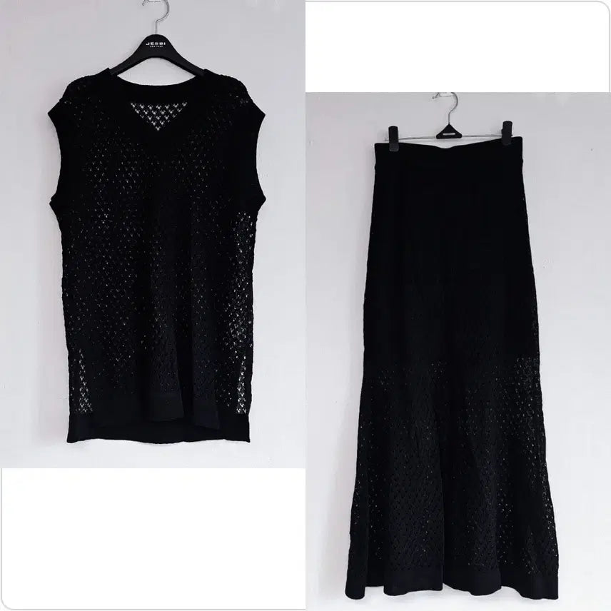 [BUNJANG] Jessi New York Viscose See-through Knit Set-up / 제시뉴욕 비스코스 시스루 니트 셋업 팝니다