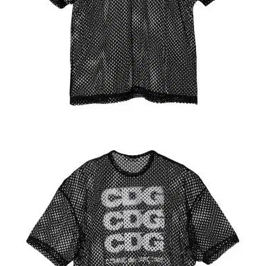 [BUNJANG] Comme des Garçons Mesh Punching T-Shirt (Size M) / 꼼데가르송 메쉬 펀칭 반팔 M 사이즈