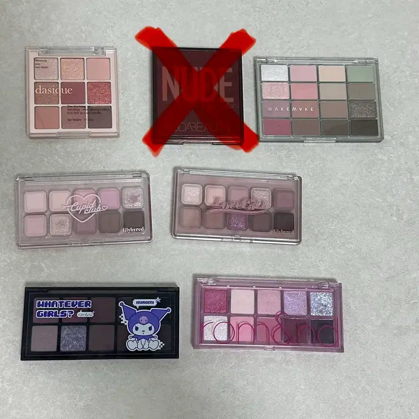 [BUNJANG] Rom&nd, Lilybyred, Dasique, Wakemake Eyeshadow Palettes / 급처) 겨쿨 여쿨 아이섀도우 팔레트 (롬앤, 릴리바이레드, 데이지크