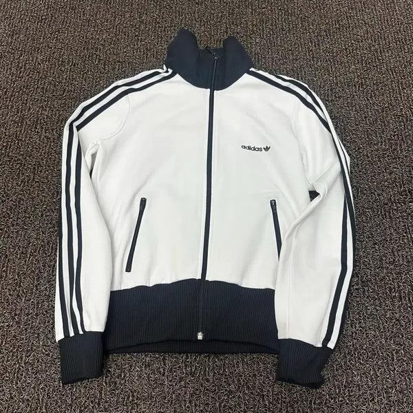 [BUNJANG] Adidas Beckenbauer Track Top Jersey White S / 아디다스 희귀 여성 베켄바우어 트랙탑 져지 화이트 S