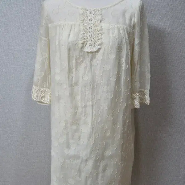 [BUNJANG] Maje Ivory Lace Dress / A-200 마쥬 아이보리 레이스 원피스