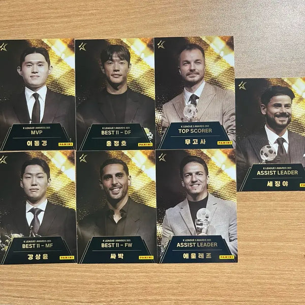 [BUNJANG] K League Panini Awards Player Card / K리그 파니니 시상식 선수 카드
