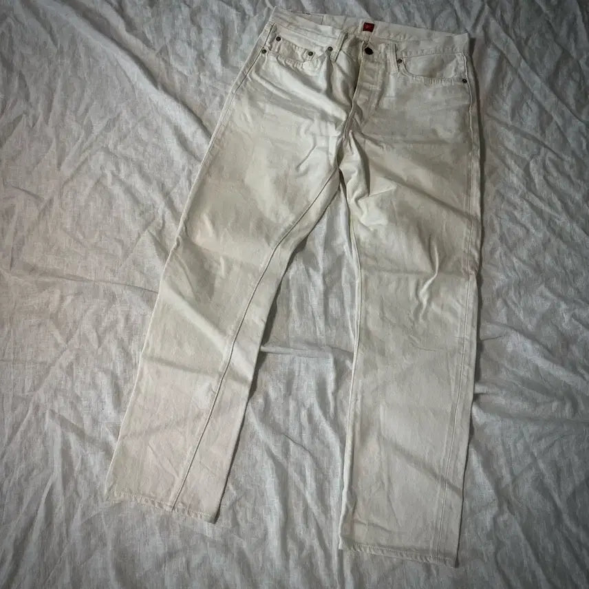 [BUNJANG] RESOLUTE 710 Ecru Denim Pants Size 34 / 레졸루트 710 에크루 데님 팬츠 34사이즈