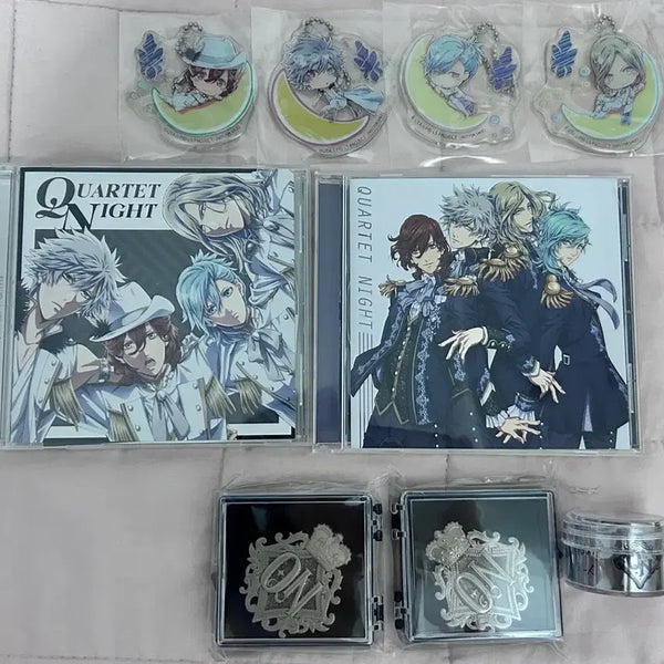 [BUNJANG] UtaPri Quartet Night Album, Keychain, and ASS Goods Set / 우타프리 카르나이(QUARTET NIGHT) 세트 판매