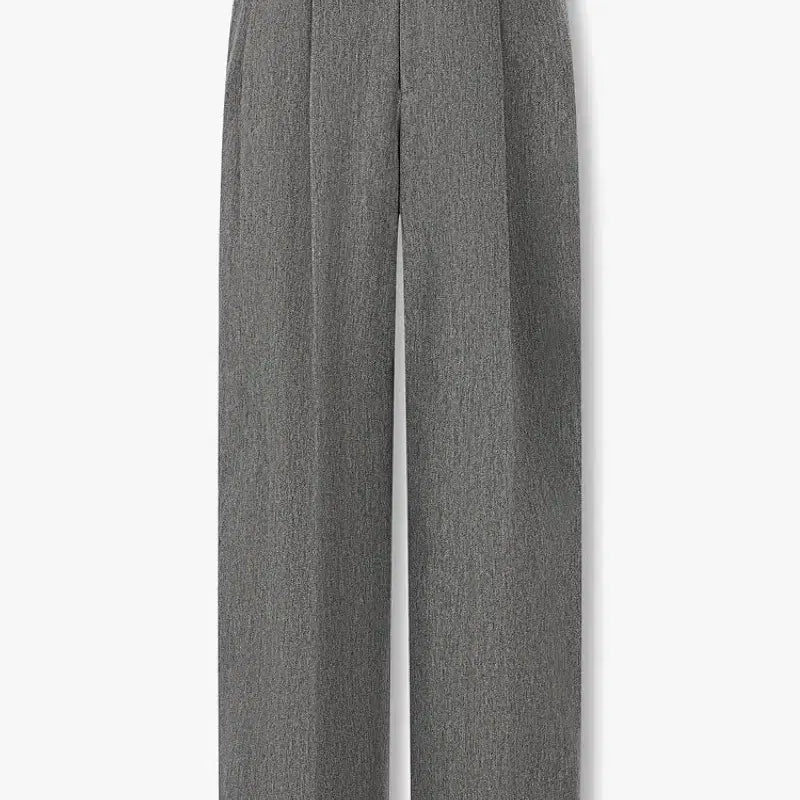 [BUNJANG] Recto Quincy Belted Slacks Grey S / 렉토 퀸시 벨티드 슬랙스 그레이 s