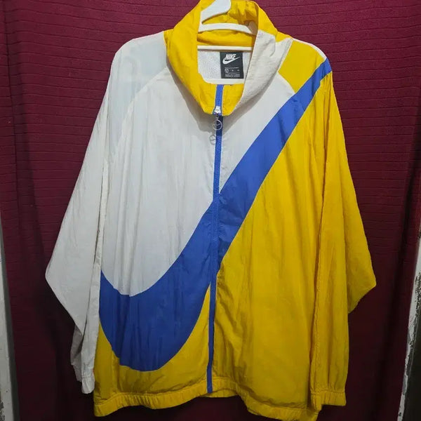 [BUNJANG] Nike Big Swoosh Color Block Windbreaker XL / [XL]나이키 빅스우시 바람막이