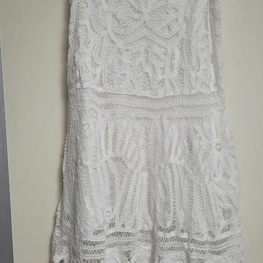 [BUNJANG] Polo Ralph Lauren White Lace Skirt / 폴로 랄프로렌 레이스 스커트