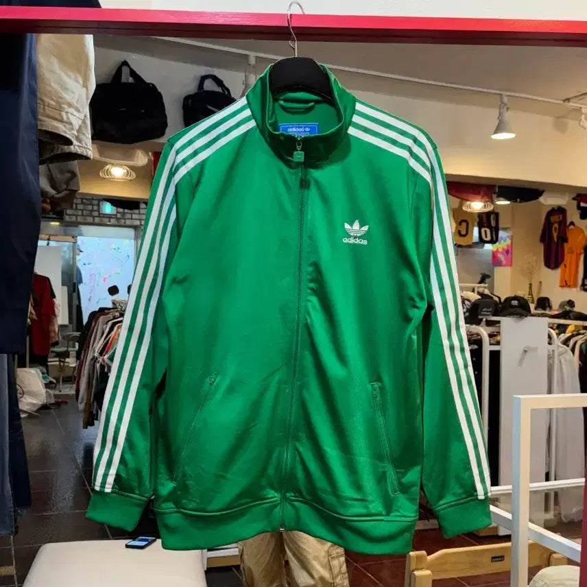 [BUNJANG] Adidas Firebird Track Top Green XL / 아디다스 파이어버드 트랙탑 그린