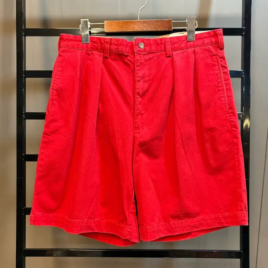 [BUNJANG] Polo Ralph Lauren Red Chino Shorts Size 38 / [38] 폴로 랄프로렌 POLO RALPH LAUREN 레드 치노 반바지
