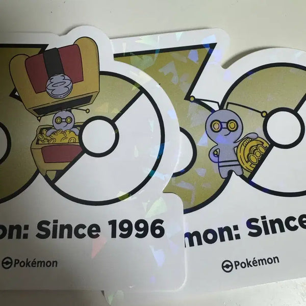 [BUNJANG] Pokemon 30th Anniversary Logo Sticker Collection Box Set / 포켓몬 30주년 로고 스티커 모으령 도브 상자 세트