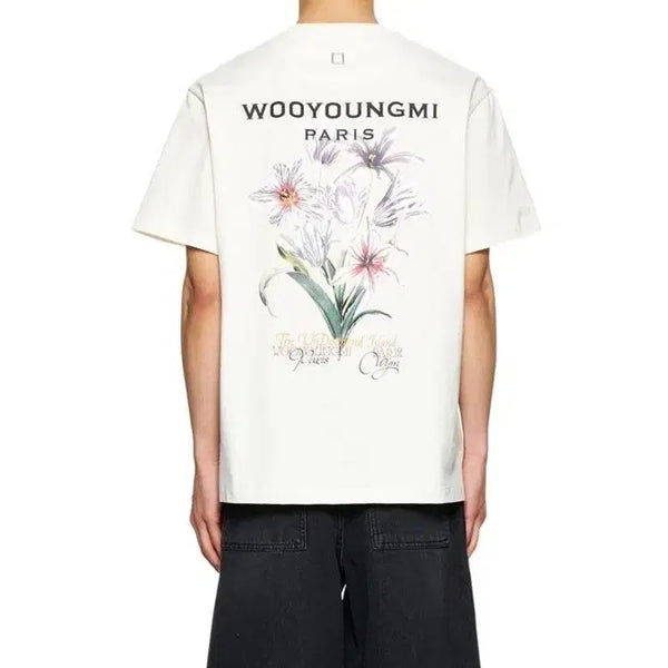 [BUNJANG] Wooyoungmi Flower Short Sleeve T-Shirt / 우영미 플라워 반팔 티셔츠 팝니다 솔리드옴므 타임옴므 송지오옴므