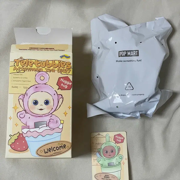 [BUNJANG] Pop Mart Teletubbies Afternoon Tea Keychain Tinky Winky (Mint Latte/Pastel) / 팝마트 텔레토비 애프터눈티 키링 뚜비(민트 라떼/파스텔) 팝니다