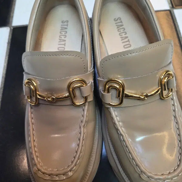 [BUNJANG] Staccato Loafers Beige / Staccato 로퍼 베이지