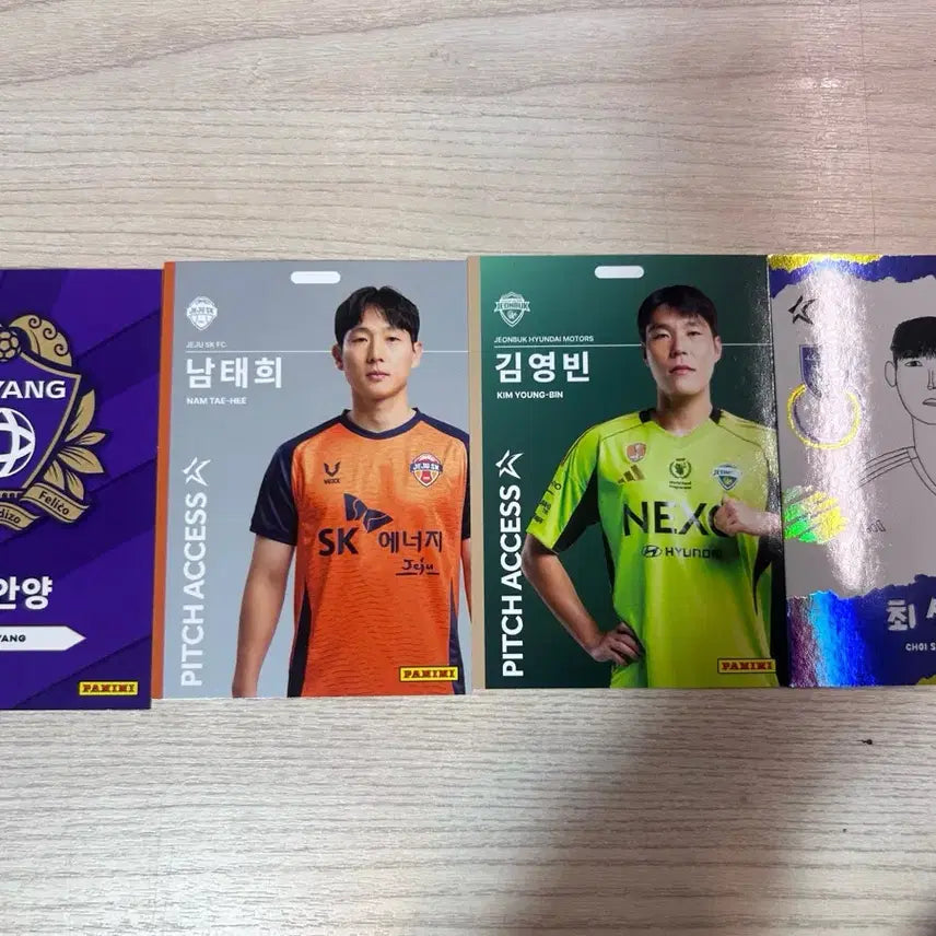 [BUNJANG] FC Anyang, Jeju United, Jeonbuk, Ulsan K League Panini Trading Cards / 2026 k리그 파니니카드 fc안양 제주유나이티드 전북 울산 판매 교환