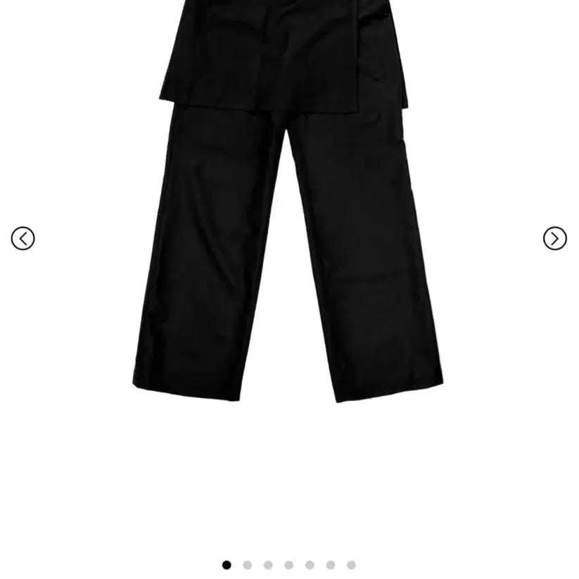 [BUNJANG] JiChoi SS26 Trainer Skirt Trousers Black / 지초이 ss26 trainer skirt trousers black 3