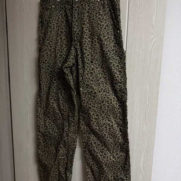 [BUNJANG] DON'T CHEAT Leopard Print Cargo Pants / 브랜즈 레오파드 카고 팬츠