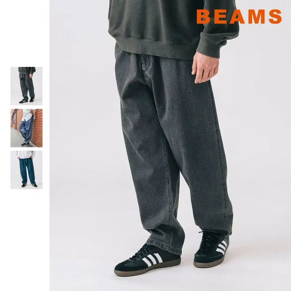 [BUNJANG] BEAMS Heart Balloon Denim Easy Pants / 빔즈 하트 벌룬 데님 이지 팬츠